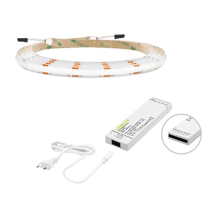 LED-nauha + virtalähde Limente DOBCom-set 4000K, 4m