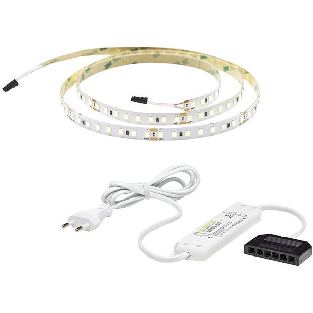 Välitilan valaisinsetti Limente ProLite, sisältää LED-nauhan 3m 4000K + virtalähteen