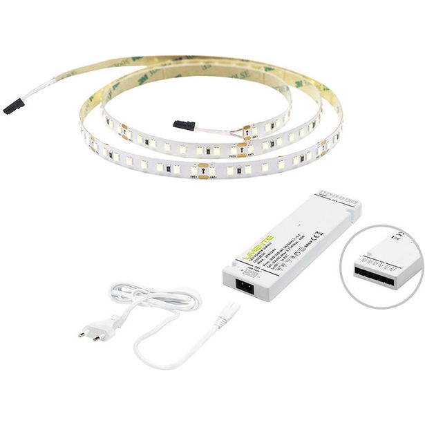 Välitilan valaisinsetti Limente ProCom, sisältää LED-nauhan 3m 4000K + virtalähteen