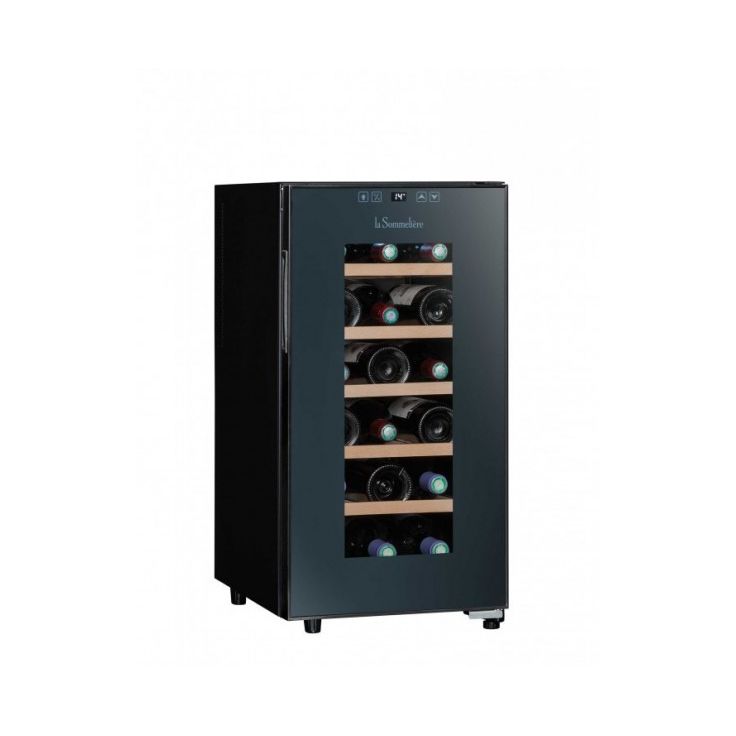 Viinikaappi la Sommeliere 18SILENCE, 34.5cm, 1 lämpötila-alue, vapaasti seisova, musta