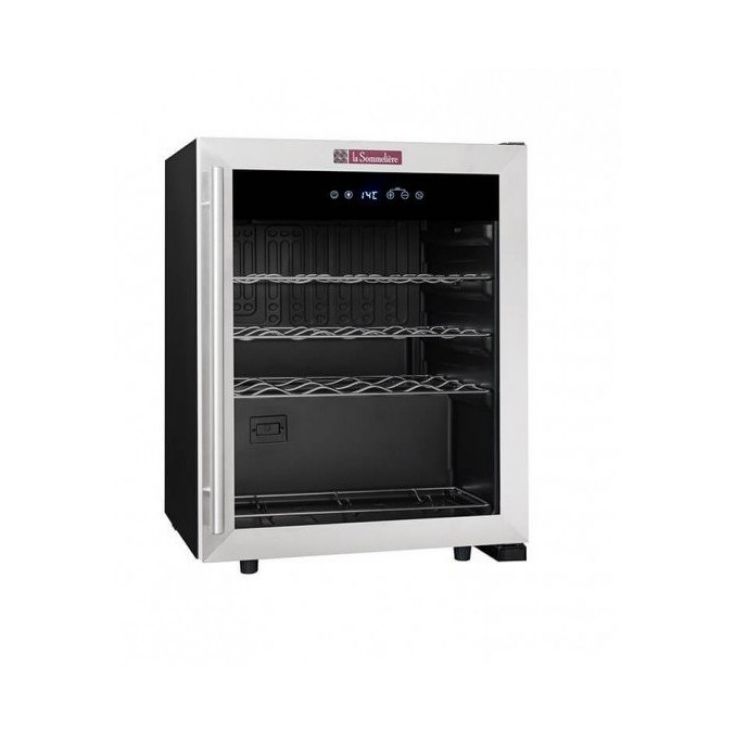 Viinikaappi la Sommeliere LS24A, 48cm, 1 lämpötila-alue, vapaasti seisova, teräs
