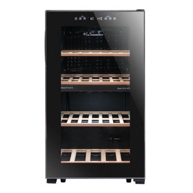 Viinikaappi La Sommeliere LS512ZBLACK, musta