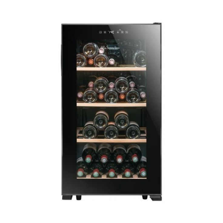 Viinikaappi la Sommeliere LS52BLACK, 48cm, 1 lämpötila-alue, vapaasti seisova, musta
