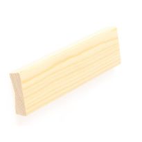 Jalkalista Lauta, 12x42x3300mm, mänty, lakattu