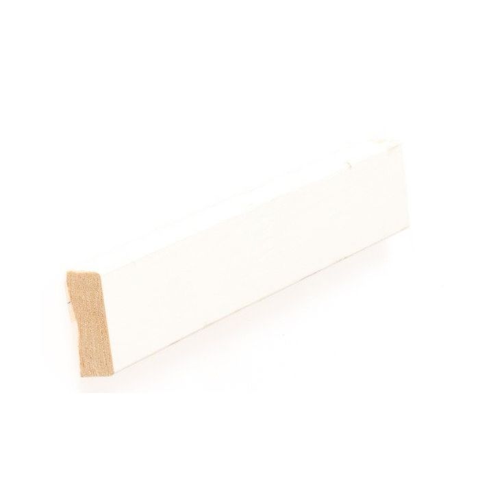 Peitelista Lauta, 12x32x2200mm, mänty, maalattu valkoinen