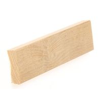 Jalkalista Lauta, 12x42x3300mm, mänty, valkotammen sävy