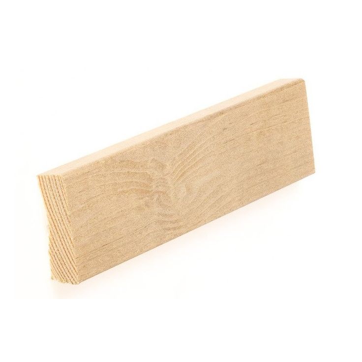 Jalkalista Lauta, 12x42x3300mm, mänty, valkotammen sävy