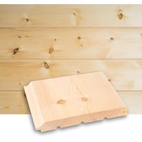 Hirsipaneeli Lauta STH, 21x195x3300mm, VM mänty, puuvalmis