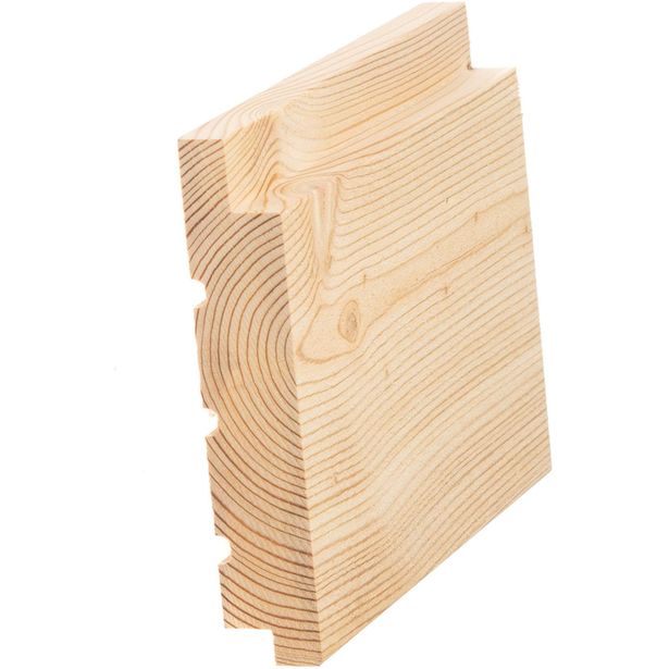 Ulkoverhouslauta Arctic Outdoor UYS 28x145x4000mm, lehtikuusi, puuvalmis