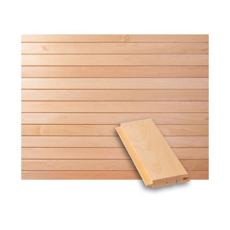 Saunapaneeli Tuuli Sauna STS4, 15x70mm, tervaleppä, puuvalmis
