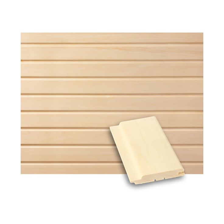 Saunapaneeli Tuuli Sauna STP, 15x90mm, haapa, puuvalmis