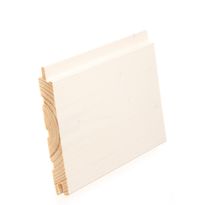 Sisustuspaneeli Lauta STS4, 14x120mm, kuusi, valkolakattu