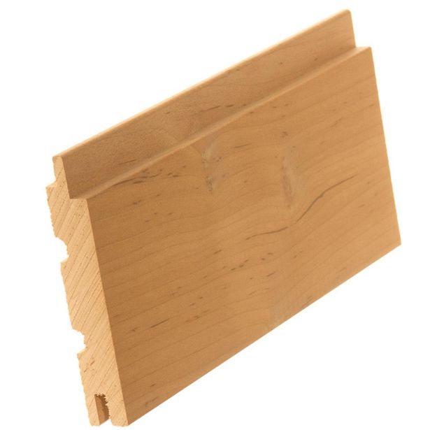 Saunapaneeli Tuuli Sauna STS4 15x90x1800mm, lämpökäsitelty tervaleppä