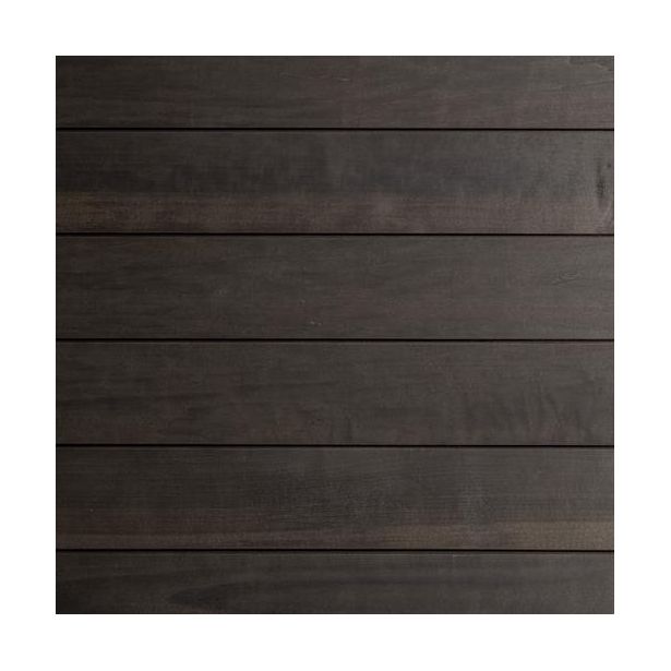 Saunapaneeli Tuuli Sauna STS4, 15x120mm, haapa, saunasuojattu, hiili