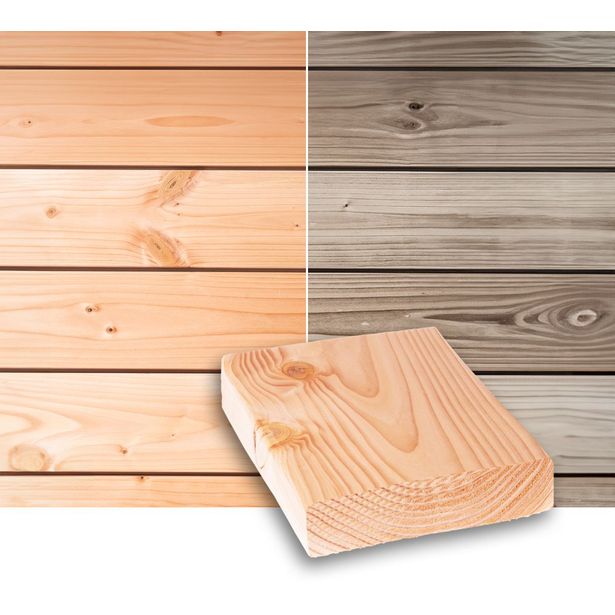Terassilauta Arctic Outdoors SHP, 28x120x3000mm, douglaskuusi, puuvalmis