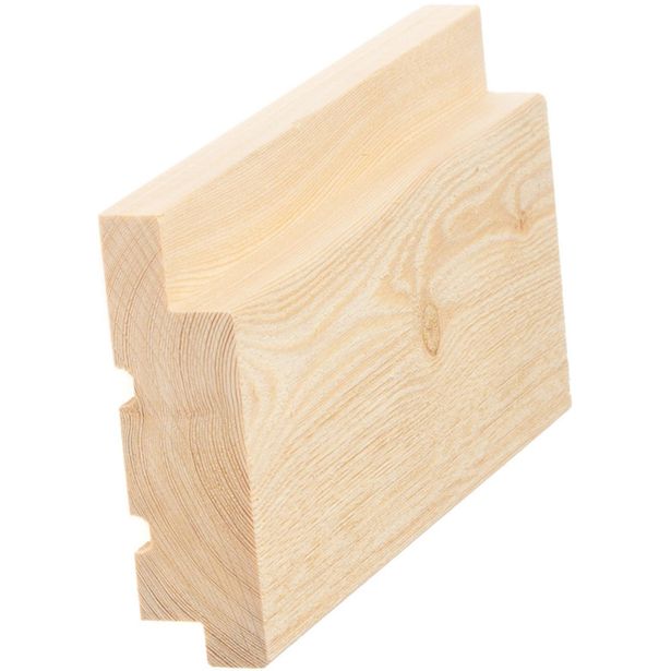 Ulkoverhouslauta Arctic Outdoor UYS 28x95x4000mm, lehtikuusi, puuvalmis