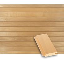 Saunapaneeli Tuuli Sauna STS4, 15x70mm, haapa, lämpökäsitelty