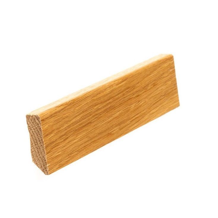 Jalkalista Lauta, 12x42x3050mm, valkotammi, lakattu