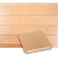 Saunapaneeli Tuuli Sauna STS4, 15x140mm, tervaleppä, puuvalmis