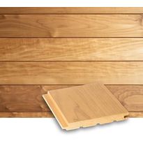 Saunapaneeli Lauta STS4, 15x140mm, haapa, lämpökäsitelty