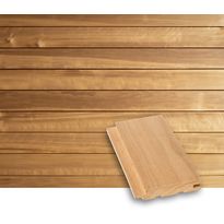 Saunapaneeli Tuuli Sauna STS4, 15x90mm, haapa, lämpökäsitelty