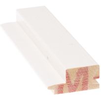 Rimapaneeli Tuuli Indoor 28x58x4000mm, kuusi, valkolakattu