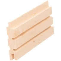 Valeurapaneeli/saunapaneeli Tuuli Sauna STS4, 15x70mm, tervaleppä, puuvalmis