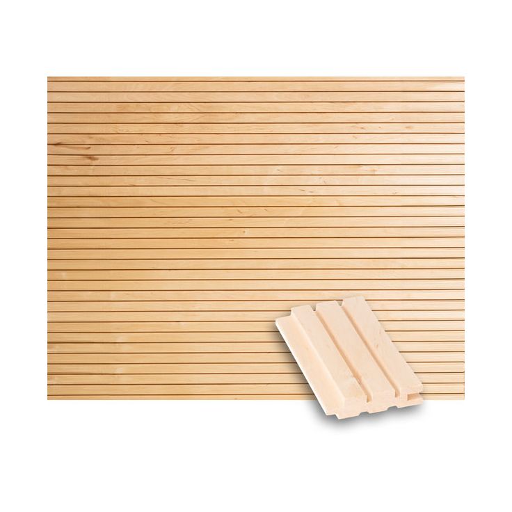 Valeurapaneeli/saunapaneeli Tuuli Sauna STS4, 15x70mm, tervaleppä, puuvalmis