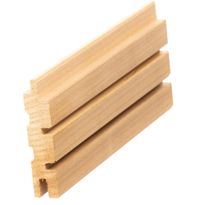 Valeurapaneeli/saunapaneeli Tuuli Sauna STS4, 15x70mm, haapa, lämpökäsitelty