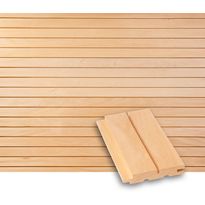 Valeurapaneeli/saunapaneeli Tuuli Sauna STS4, 15x90mm, tervaleppä, puuvalmis