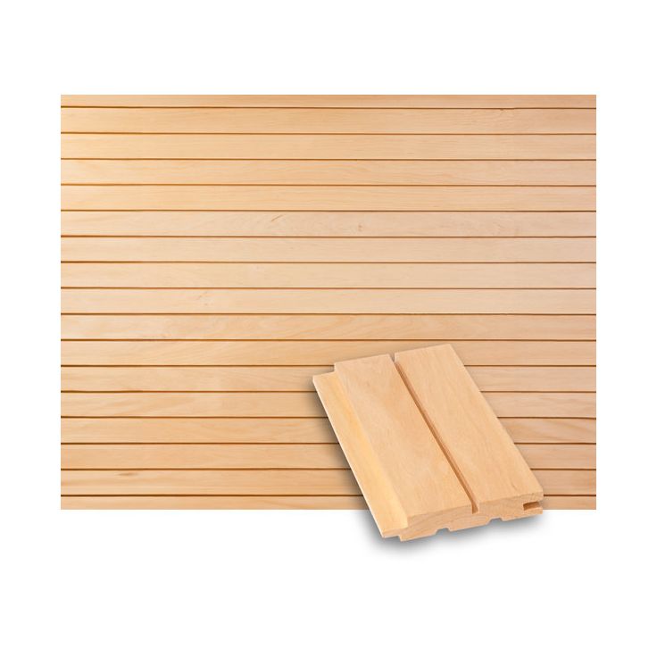 Valeurapaneeli/saunapaneeli Tuuli Sauna STS4, 15x90mm, tervaleppä, puuvalmis