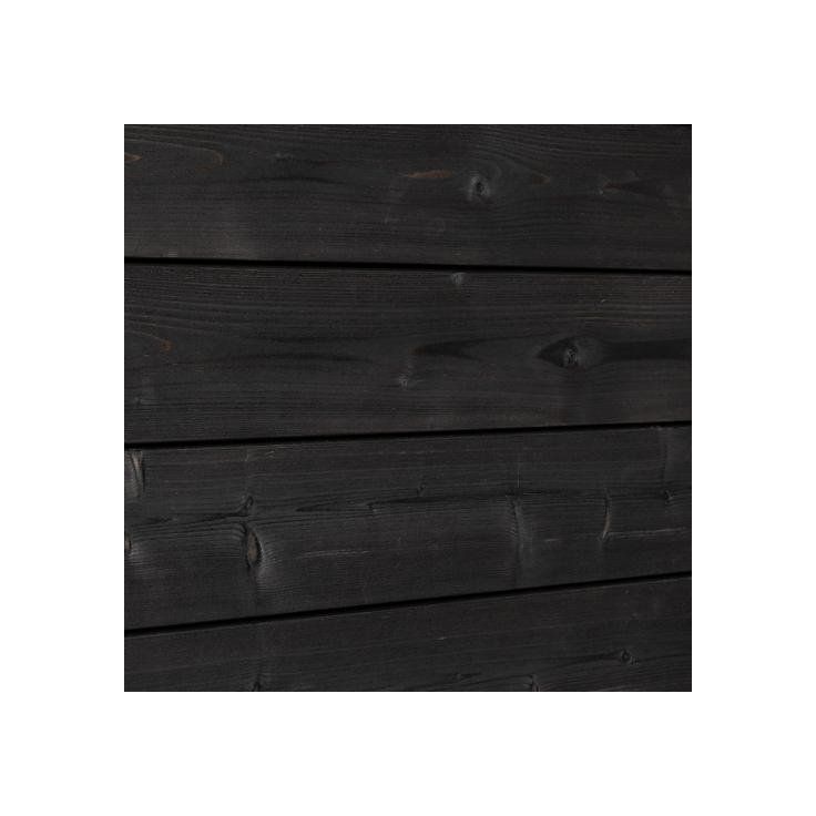Saunapaneeli/sisustuspaneeli Lauta STS4, 14x120x2380mm, kuusi, saunasuojattu, hiili