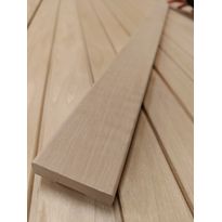 Peitelista Lauta, 12x42mm, lämpökäsitelty haapa