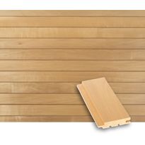 Saunapaneeli Lauta STS4, 15x68mm, lämpökäsitelty haapa