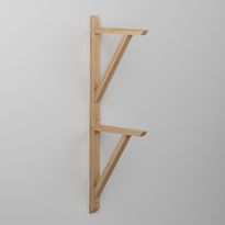 Hyllynkannatin Lundbergs Carl 250x760mm kaksisosainen mänty
