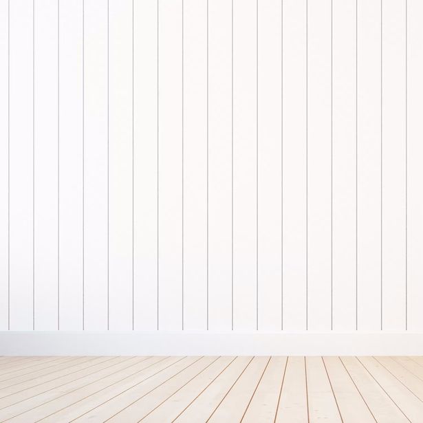 Sisustuspaneeli Lundbergs Alma 6x620x2390mm V-pontti MDF antiikkivalkoinen 2kpl/pkt