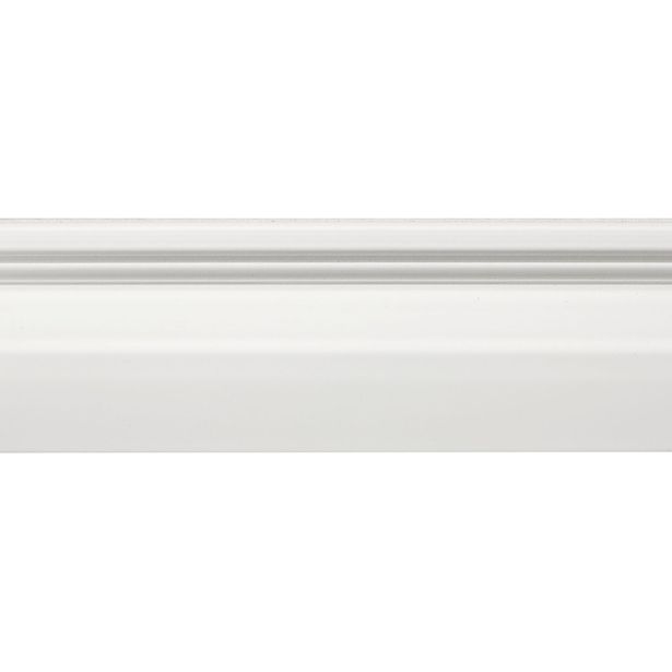 Jalkalista Lundbergs Solliden 22x100x2400mm MDF valkoinen