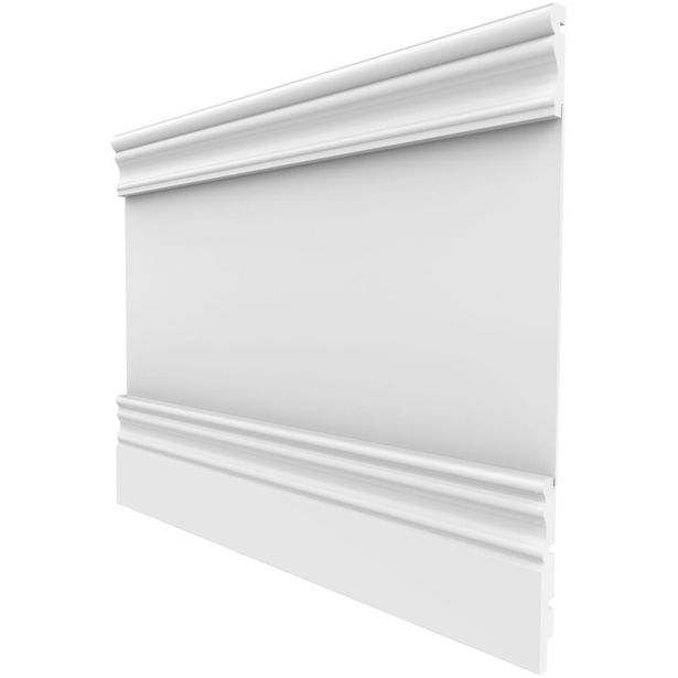 Sisustuspaneelipaketti Lundbergs 2070x19mm MDF valkoinen