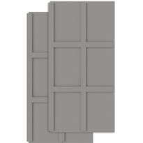 Sisustuspaneeli Lundbergs Herrgård 11x600x1220mm HDF harmaa 2kpl/pkt