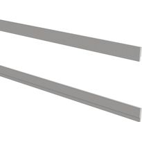 Sisustuspaneelin rintalista Lundbergs Herrgård 50x2400mm MDF harmaa
