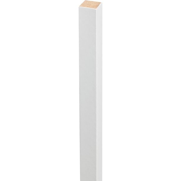 Kulmalista Lundbergs Solliden 16x824mm MDF valkoinen 2kpl/pkt