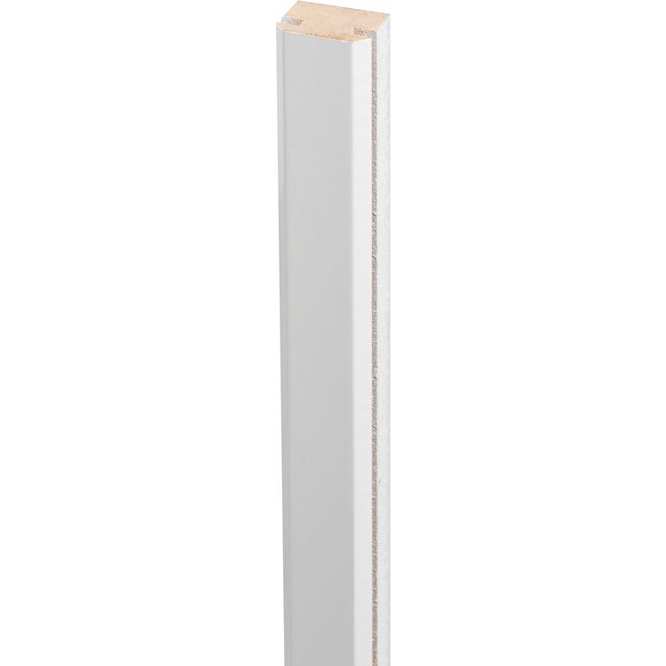 Saumalista Lundbergs Solliden 19x25x824mm MDF valkoinen 2kpl/pkt