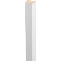 Sisustuspaneelin päätelista Lundbergs Solliden 19x25x824mm MDF valkoinen 2kpl/pkt