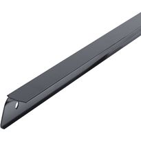 Liitoslista työtasolle Lundbergs 29x630mm alumiini musta
