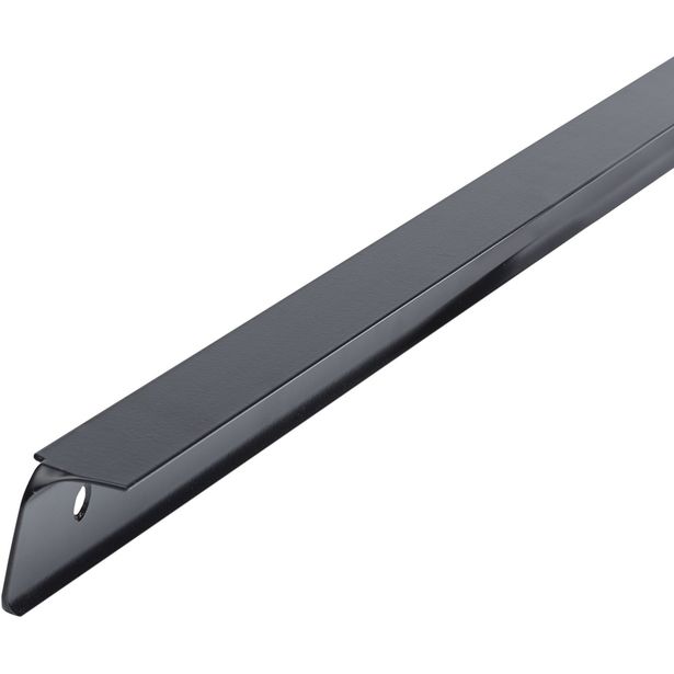 Liitoslista työtasolle Lundbergs 29x630mm alumiini musta
