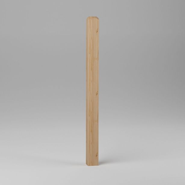 Porraskaiteen päätytolppa Lundbergs Oslo 1200mm mänty