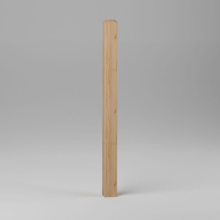 Porraskaiteen päätytolppa Lundbergs Oslo 1200mm mänty