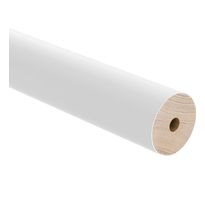 Käsijohde Lundbergs Ø45x2300mm mänty valkolakattu