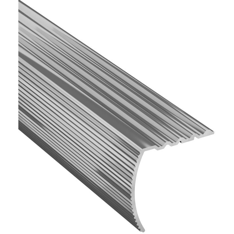 Askelkulmalista Lundbergs Standard 29x2000mm alumiini hopea