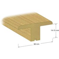 Saumalista Lundbergs Natur 14-15mm 38mm tammi lakattu, eri pituuksia